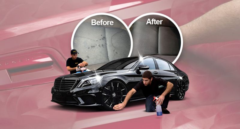 interior exterior car cleaning